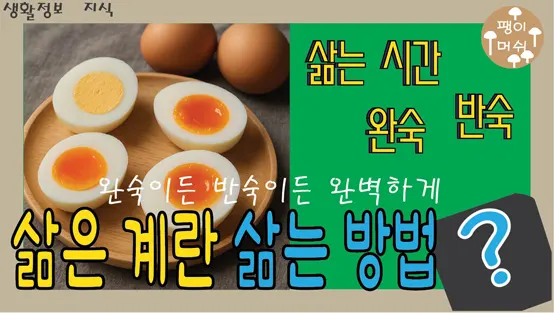 Read more about the article 삶은 계란 삶는 방법 – 반숙부터 완숙까지 원하는 대로 제대로 삶는 법