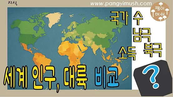 Read more about the article 전 세계 인구 국가 대륙 비교 – 누가 가장 많고 적고 어디가 가장 부자인가