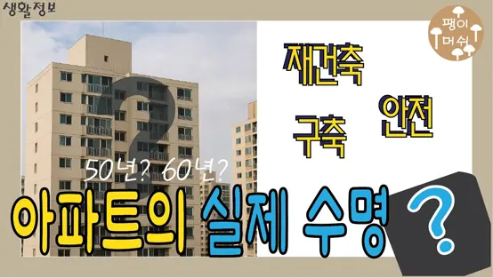 Read more about the article 아파트 수명은 실제 몇 년일까? – 한국 아파트와 파리 건물 비교