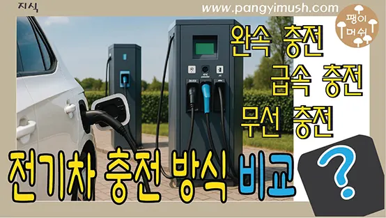 Read more about the article 전기차 충전 방식 비교 –  완속·급속 충전, 충전 규격, 무선 충전의 미래