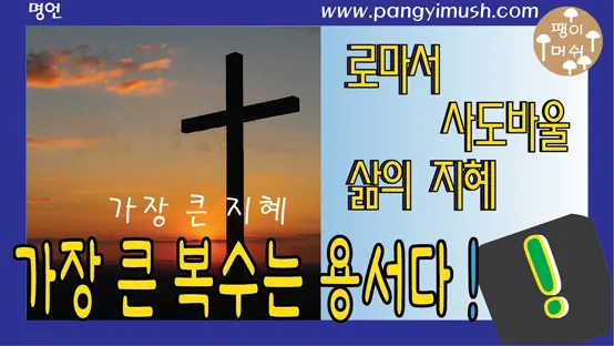 Read more about the article 가장 큰 복수는 용서다 – 성경적 의미와 삶의 지혜