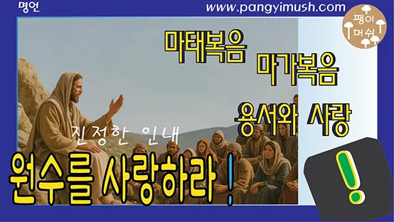 Read more about the article 원수를 사랑하라 – 성경이 전하는 역설적인 사랑의 명령