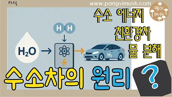 Read more about the article 사람들이 잘 모르는 수소차 원리 – 물에서 수소, 그리고 에너지로 이어지는 과정